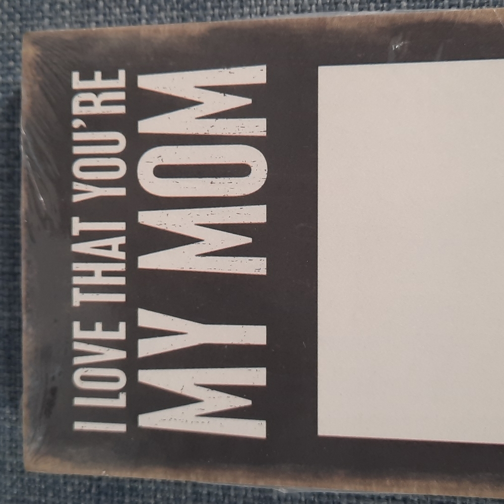I Love That You're My Mom Paper To-Do Grocery Pad Note List Pad Magnetic NEW